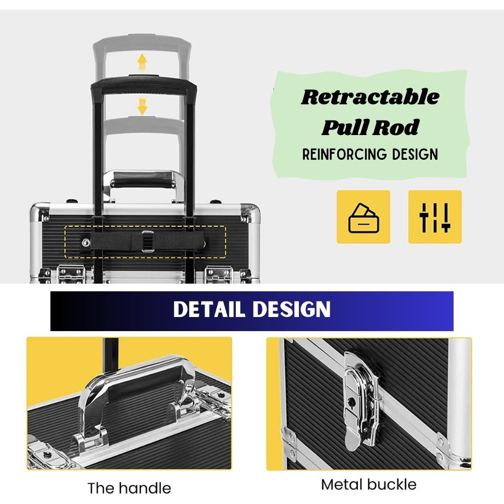 Professional Makeup Rolling Case: image 6